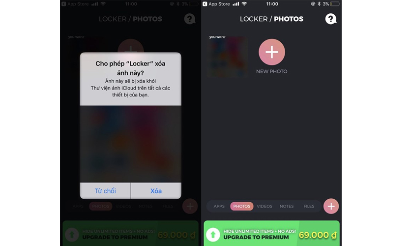Ẩn ảnh, video, app, tệp tin trên iPhone bằng ứng dụng Locker - Ảnh 5