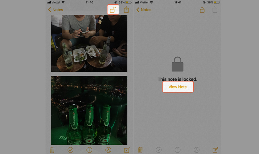 Ẩn ảnh, video riêng tư trên iPhone bằng Notes - Ảnh 5