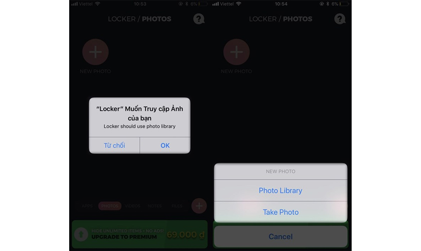 Ẩn ảnh, video, app, tệp tin trên iPhone bằng ứng dụng Locker - Ảnh 4