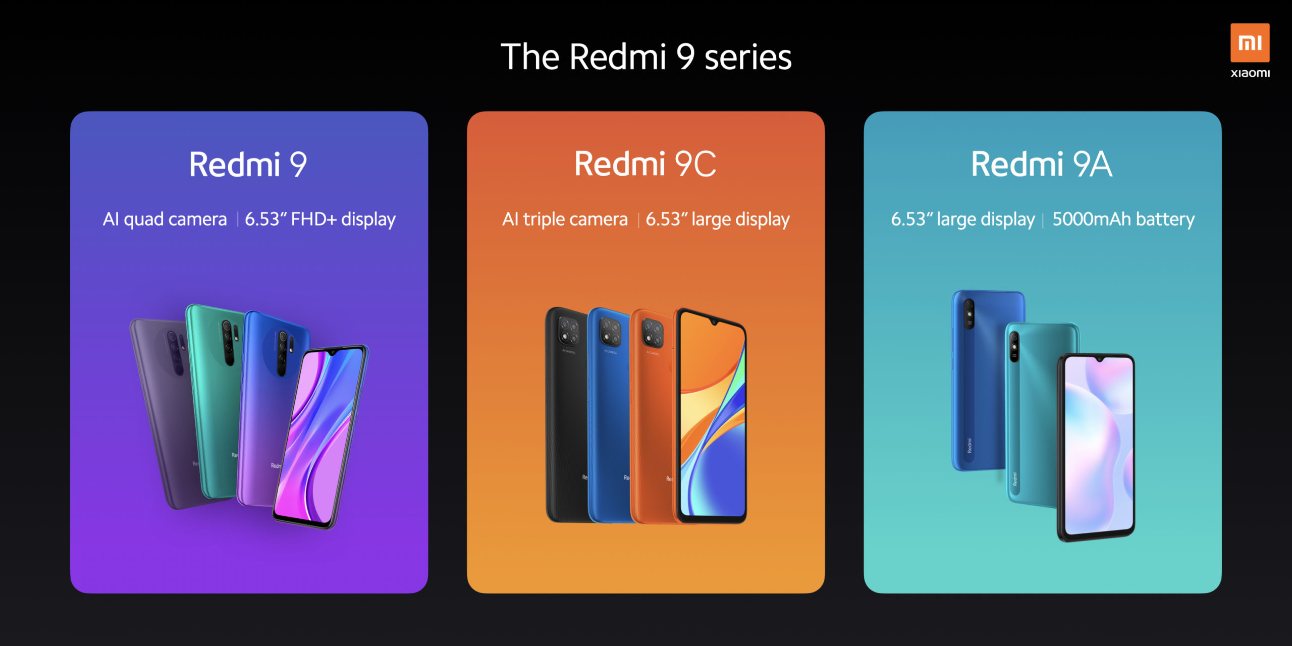 Giá bán Xiaomi Redmi 9C vs Redmi 9