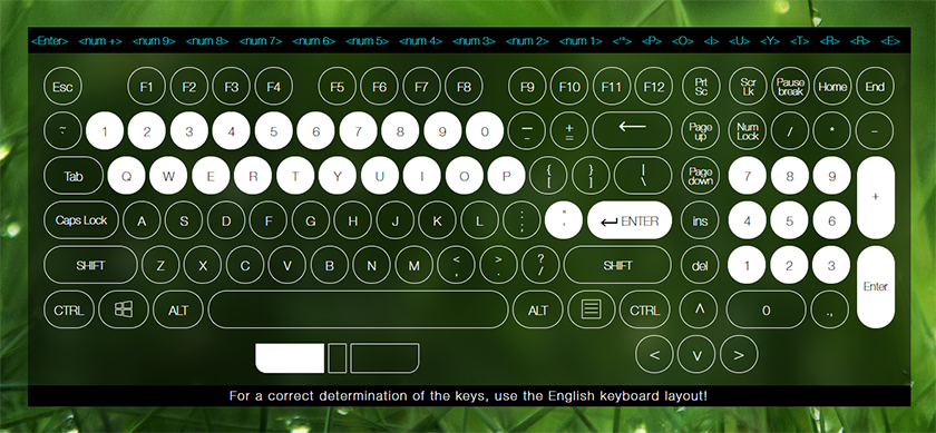 phần mềm test bàn phím Key-Test - keyboard test online