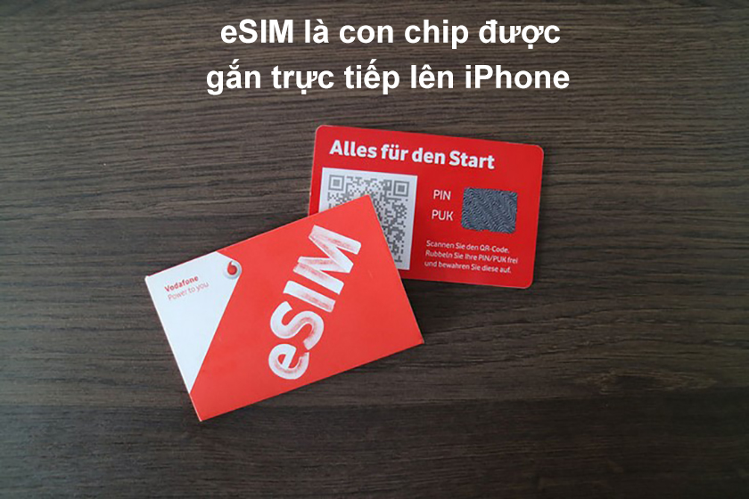 eSIM trên iPhone là gì?
