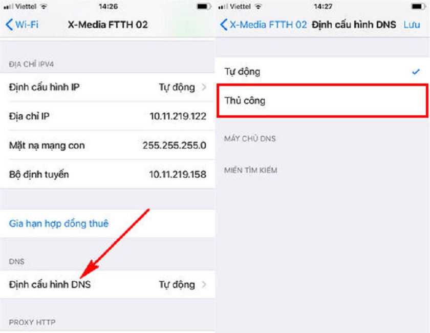 Đổi DNS cho điện thoại iPhone, iOS