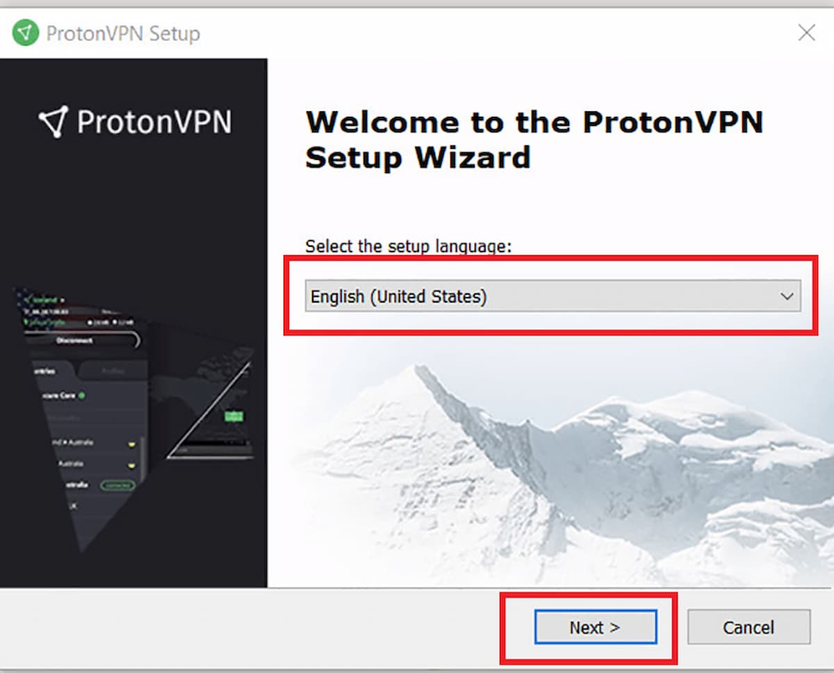 Sử dụng ứng dụng ProtonVPN trên máy tính