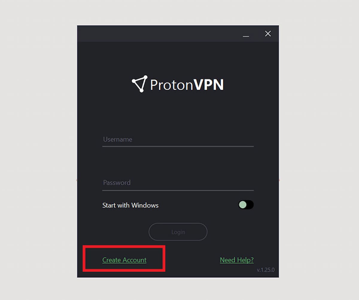 Sử dụng ứng dụng ProtonVPN trên máy tính