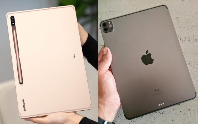 So sánh Galaxy Tab S7+ và iPad Pro 2020: Mua Táo hay Sam