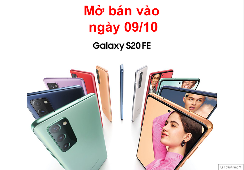 Samsung S20 FE khi nào bán tại Việt Nam
