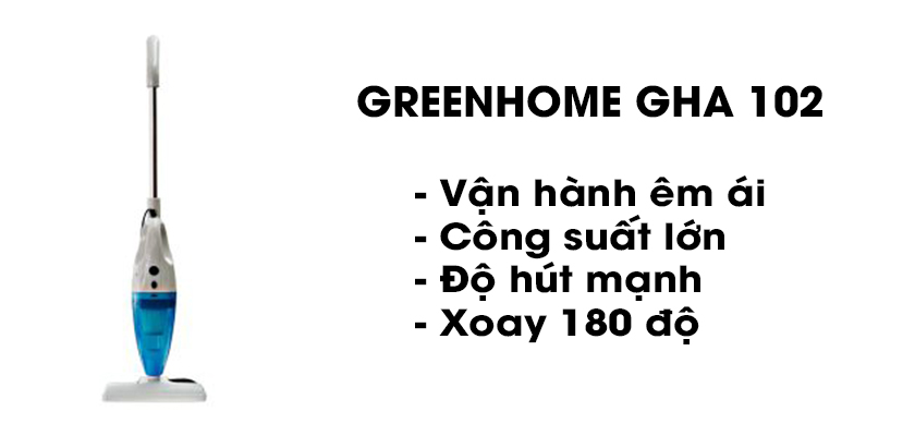 Máy hút bụi cầm tay mini Greenhome GHA 102