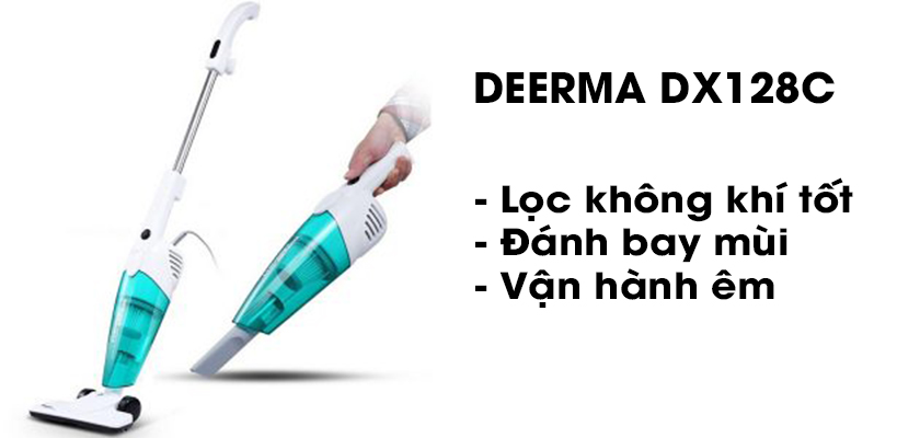 Máy hút bụi mini cầm tay DEERMA DX128C
