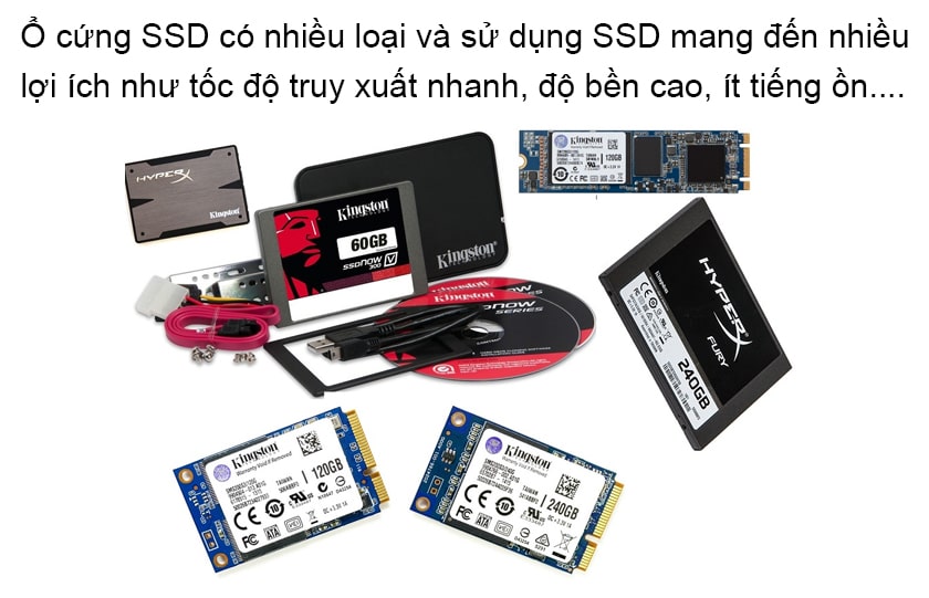 các loại ssd và lợi ích của ổ cứng SSD