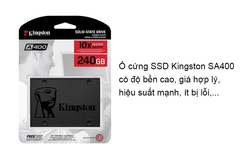 Ổ cứng SSD Kingston SA400S37 480GB SATA: