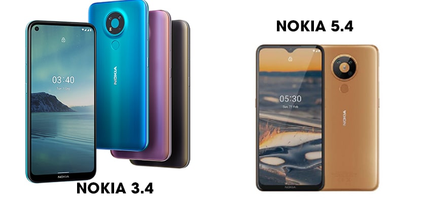 So sánh thiết kế Nokia 5.4 và Nokia 3.4
