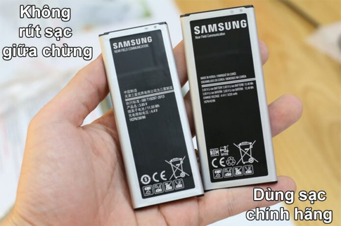 Nguyên nhân hư pin Samsung Galaxy Note 4