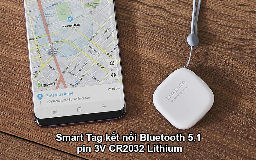 Smart Tag được hỗ trợ kết nối bluetooth chuẩn 5.1