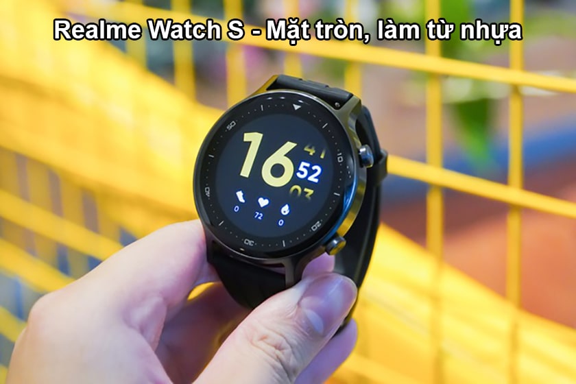 So sánh thiết kế đồng hồ Realme Watch và Realme Watch S
