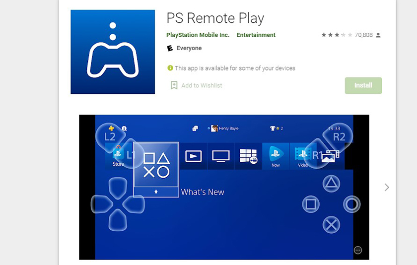 Cách chơi GTA 5 trên điện thoại thông qua Remote Play PS4.