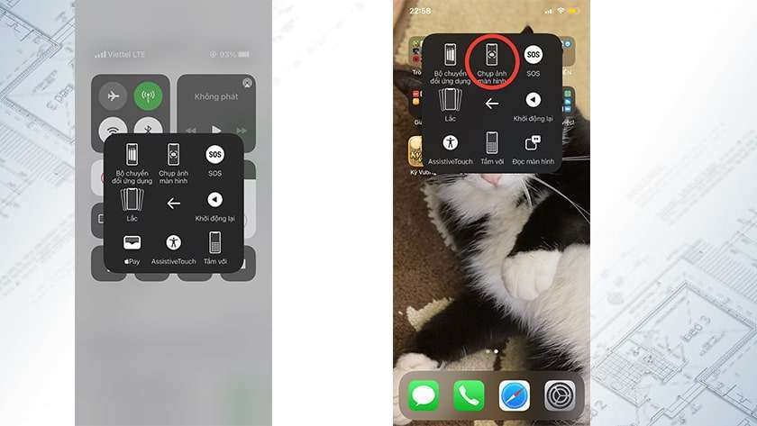 Chụp màn hình iPhone 11 bằng nút nguồn và nút tăng âm lượng