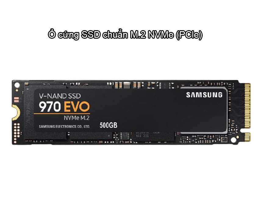 Ổ cứng SSD chuẩn M2 tốc độ đọc ghi đạt 3.5 Gbps/2.5 Gbps