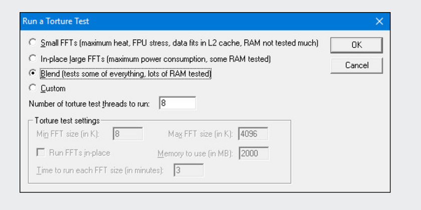 Test RAM với phần mềm Prime95