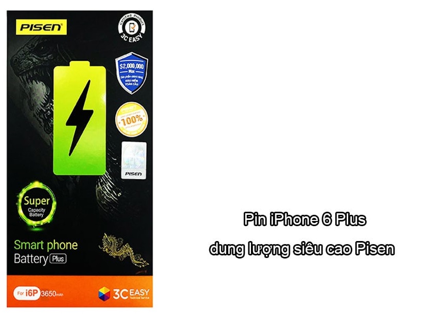Pin iPhone 6 Plus giá bao nhiêu tiền, thay loại nào tốt?