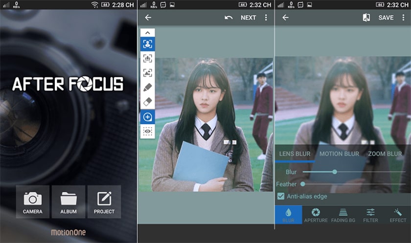 Phần mềm làm mờ ảnh AfterFocus
