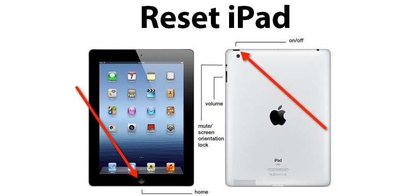 Reset iPad để cải thiện tình trạng màn hình bị đen, tối màu