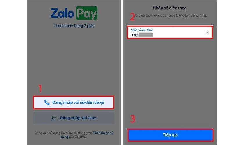 Cách đăng ký Zalo Pay bằng số điện thoại