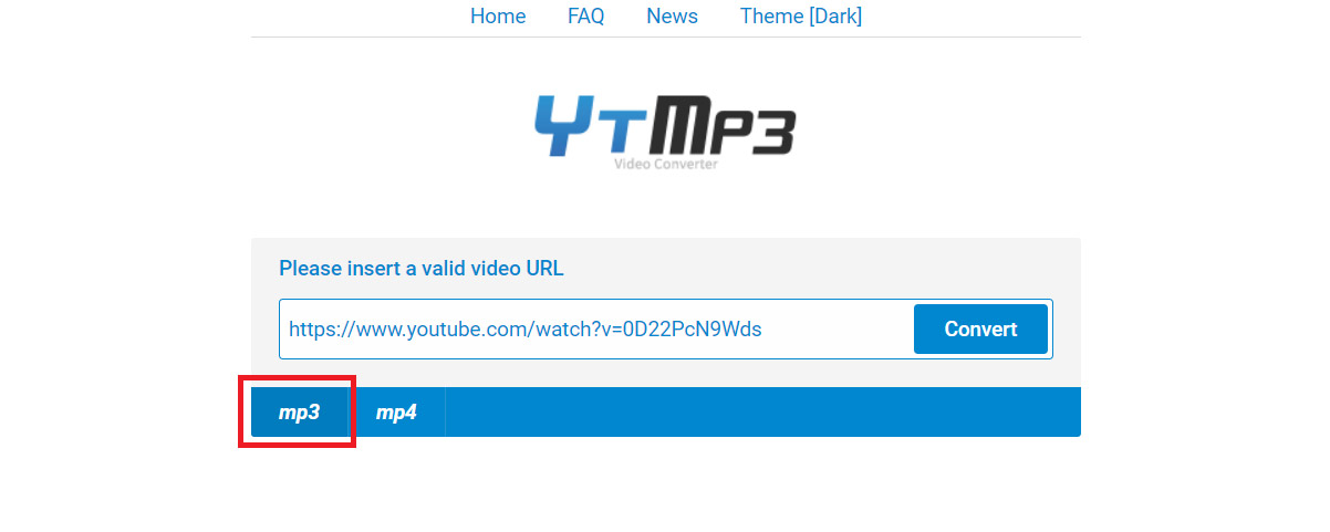 chuyển đổi nhạc youtube sang mp3 bằng YTMp3