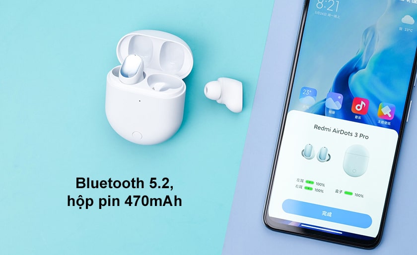 Bluetooth 5.2, pin dài ổn định
