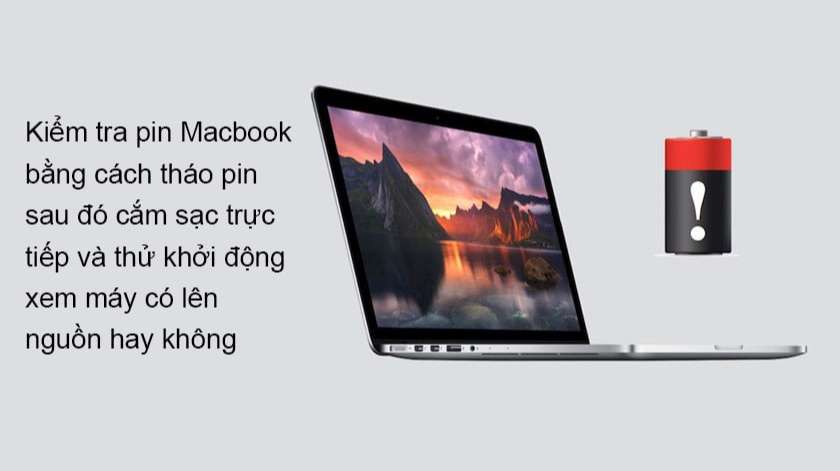 Xử lý nhanh Macbook không lên nguồn