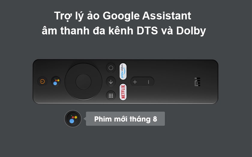 Trợ lý ảo Google Assistant và âm thanh đa kênh DTS và Dolby