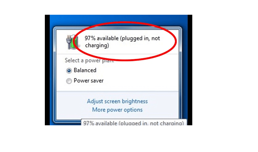 Lỗi pin laptop “Plugged in not charging “