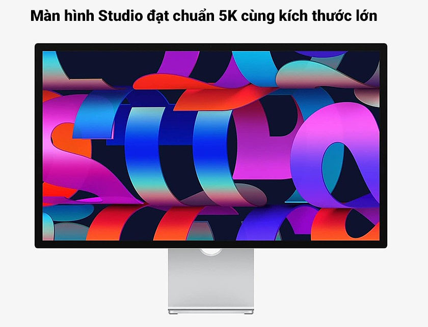 Màn hình Apple Studio Display có khả năng thể hiện hình ảnh sắc nét