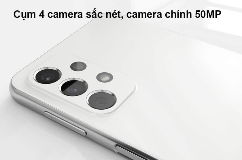 Camera Samsung Galaxy A23 được thiết kế mới lạ, ấn tượng