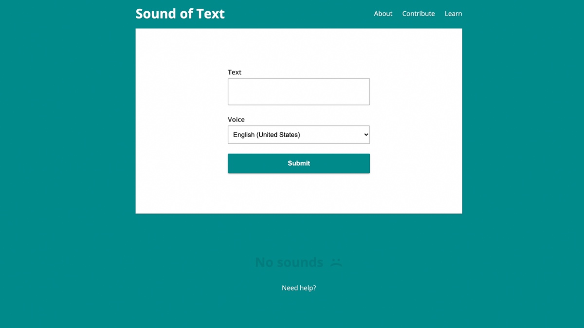 Làm giọng chị Google trên Web online SoundofText