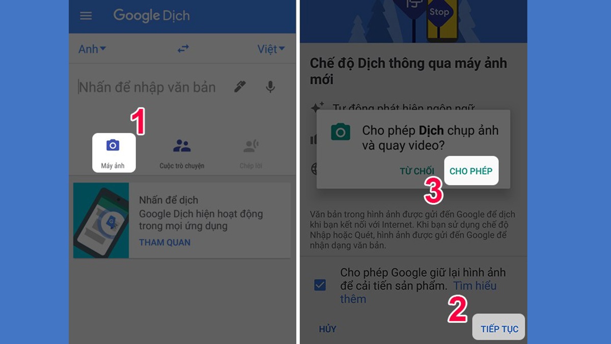 Cách dùng Google dịch hình ảnh trên điện thoại?