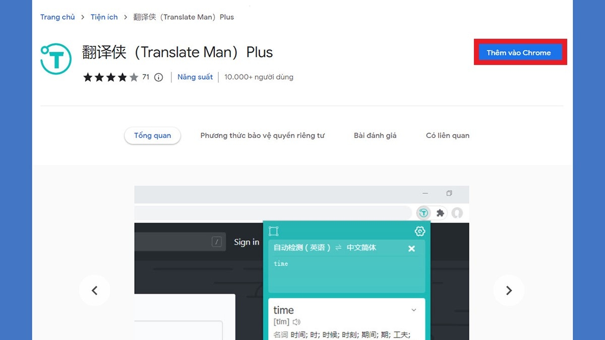 Dùng tiện ích Translate Man Plus để dịch hình ảnh có sẵn trên máy tính