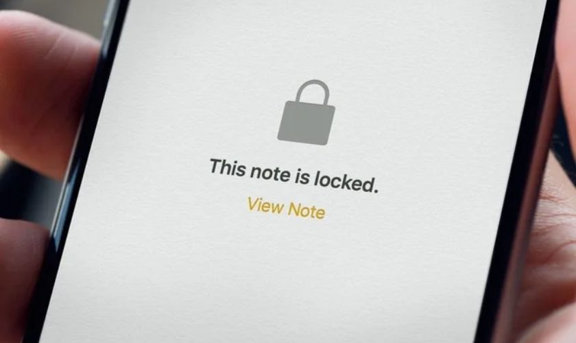 cách mở khóa ghi chú khi quên mật khẩu trên iphone