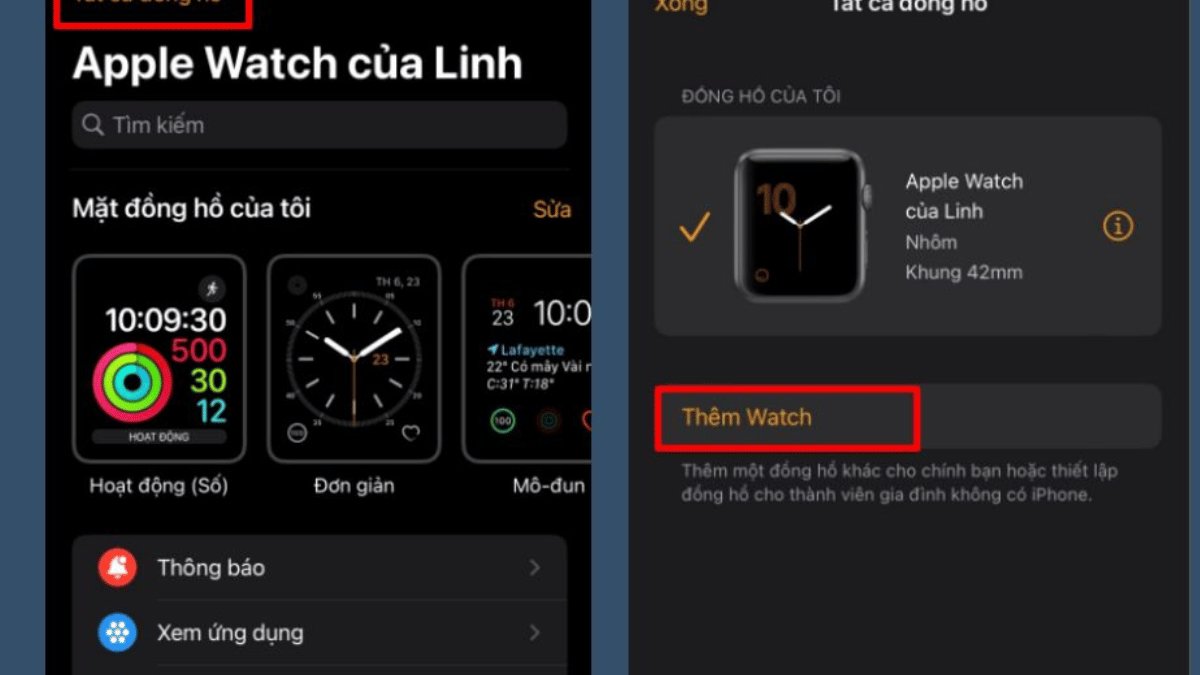 Hướng dẫn chi tiết cách kết nối nhiều Apple Watch với iPhone
