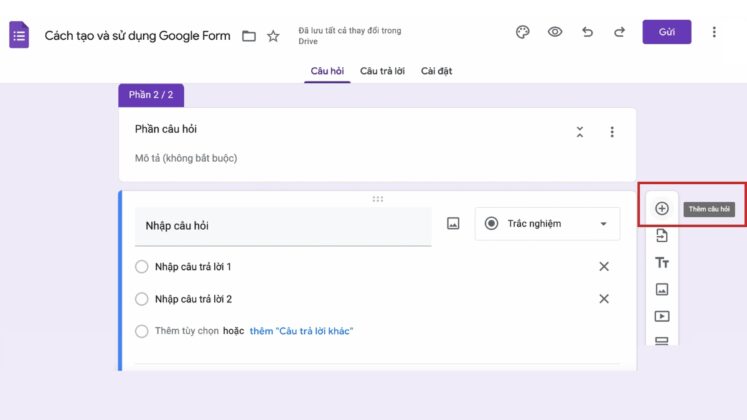 Hướng dẫy đẩy đủ cách tạo và sử dụng Google Form hiệu quả