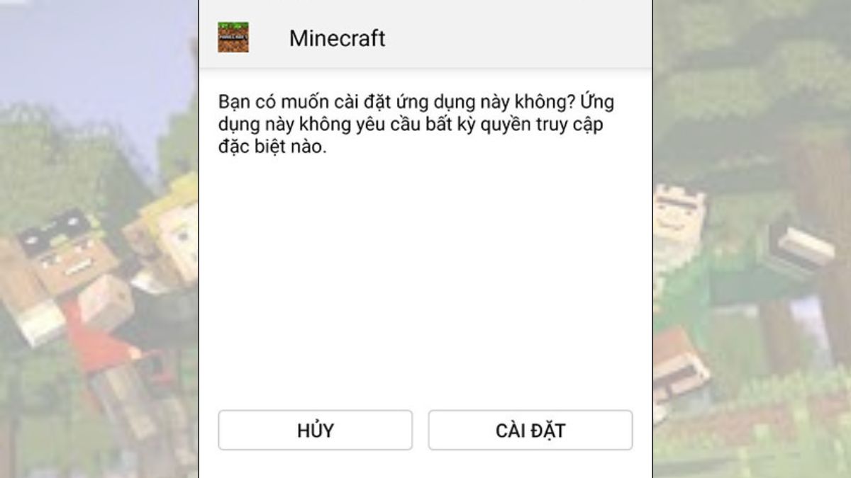 gõ tựa game Minecraft