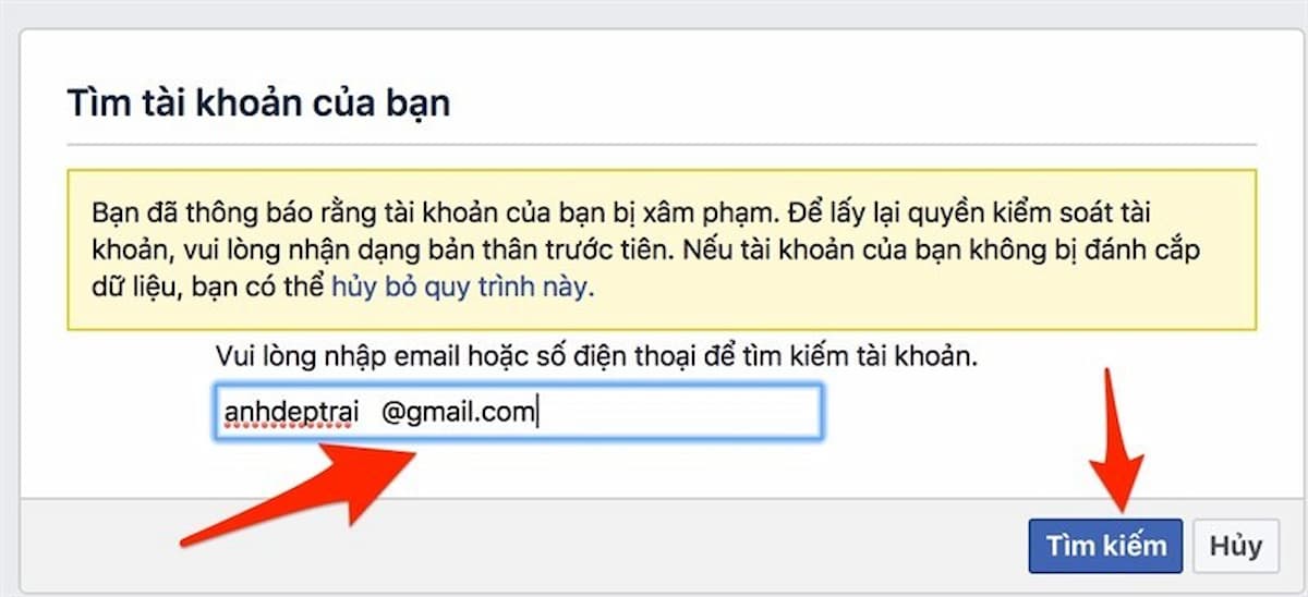 Cách lấy lại tài khoản Facebook khi bị vô hiệu hoá bằng Facebook.com/hacked 