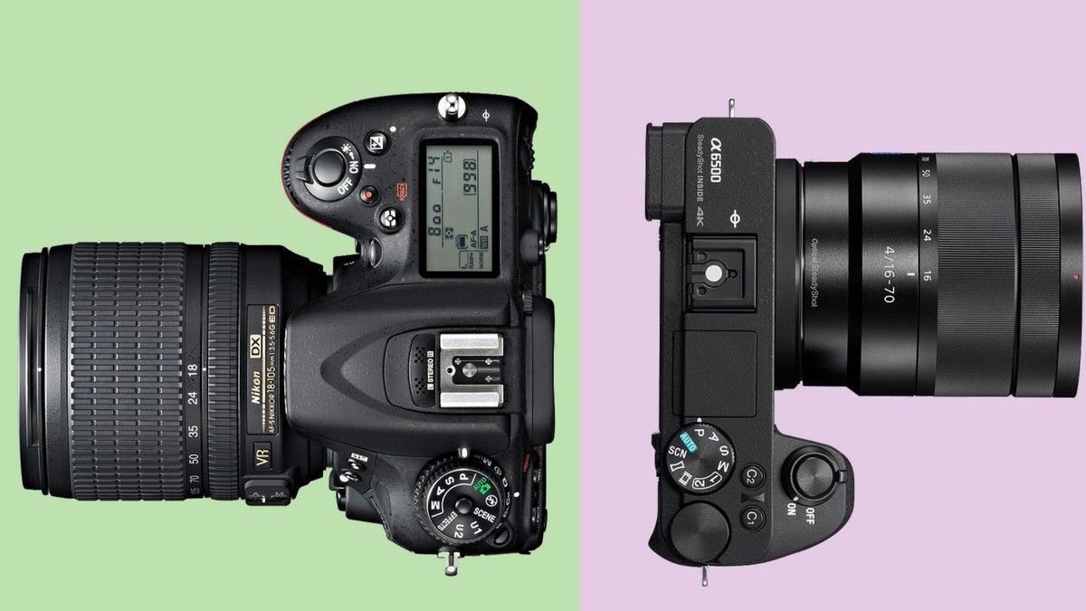 Sự khác nhau máy ảnh DSLR và Mirrorless về pin