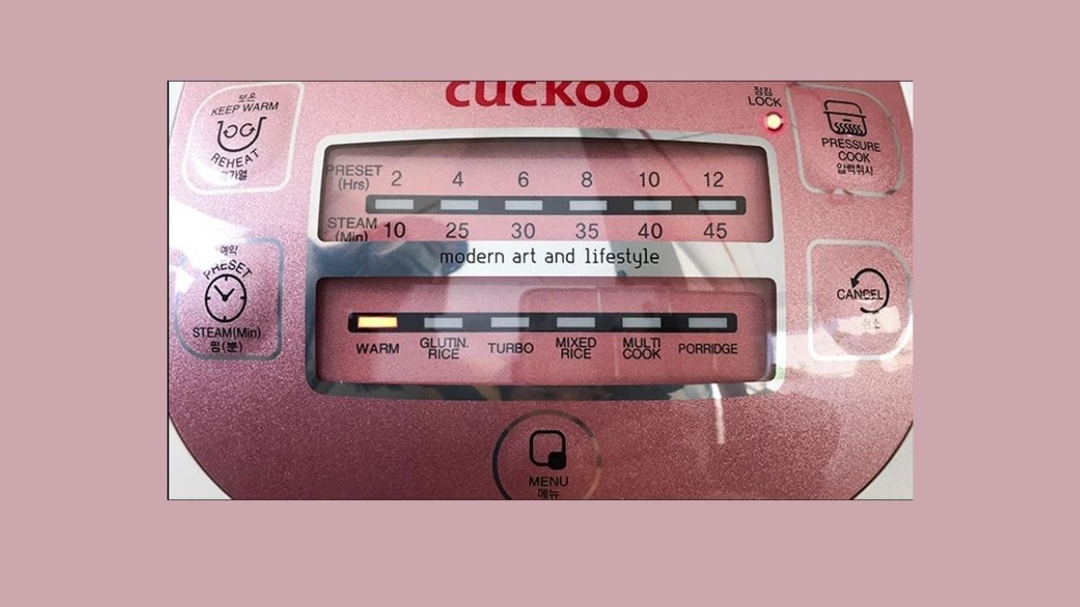 Cách sử dụng bảng điều khiển nồi cơm điện Cuckoo