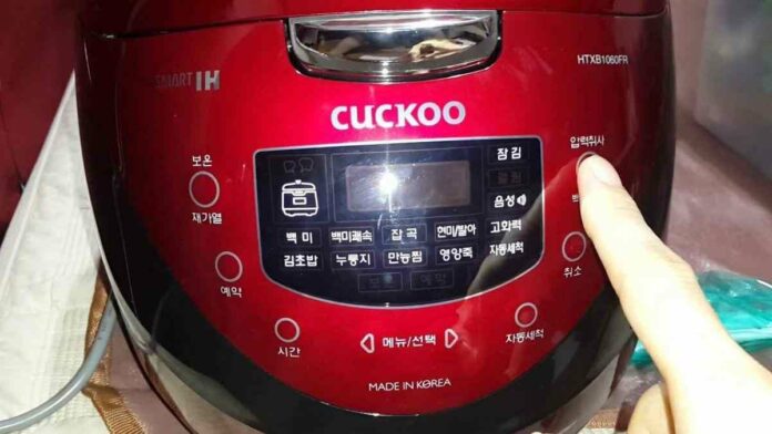 cách sử dụng nồi cơm điện Cuckoo