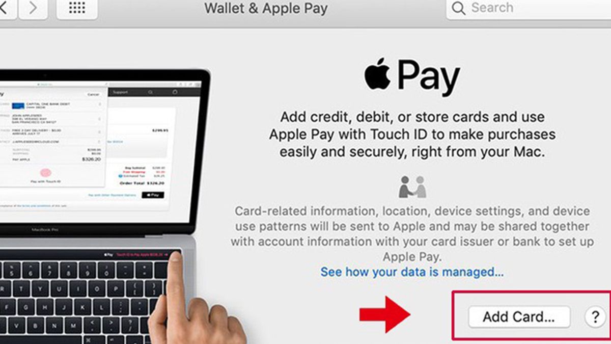 Sử dụng Apple Pay trên iMac hoặc MacBook