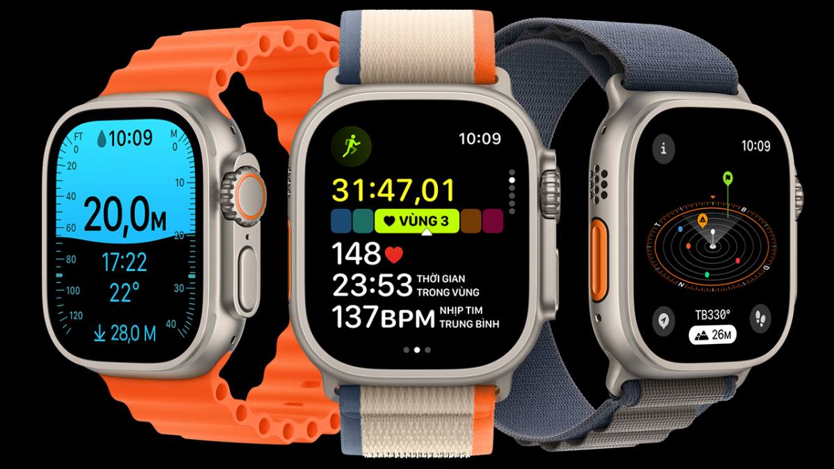 Đánh giá Apple Watch Ultra 2023 về màn hình