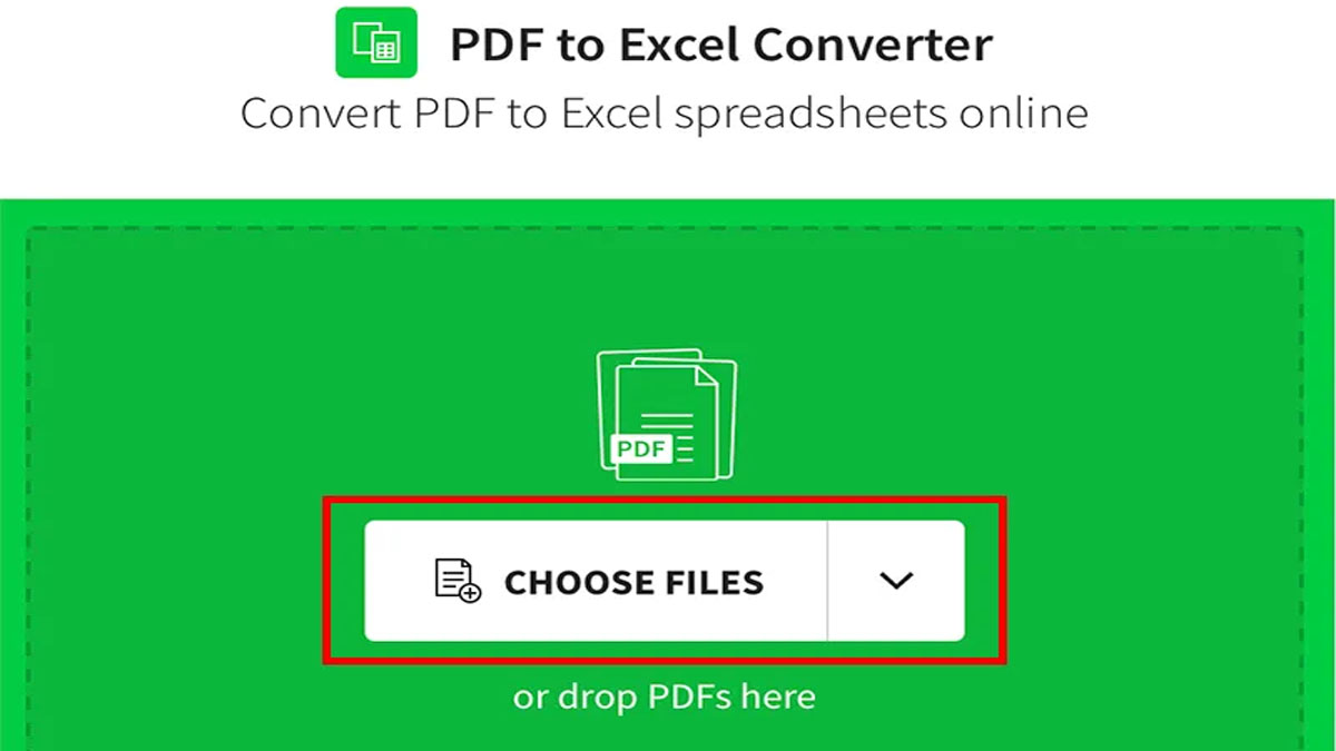 Truy cập Small PDF để chuyển file pdf sang excel miễn phí