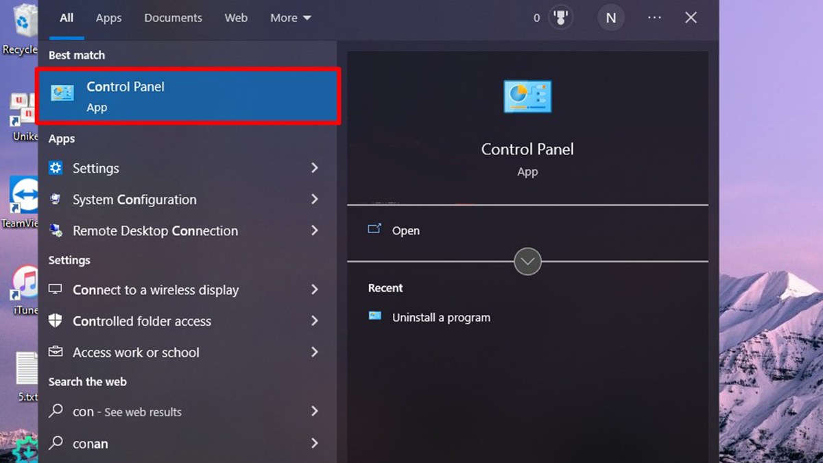 Cách xóa ứng dụng trên PC sử dụng Control Panel