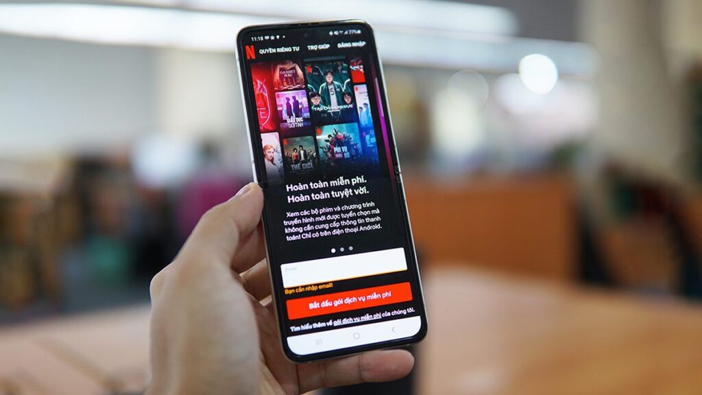 Hướng dẫn xem netflix free trên điện thoại Android, iOS